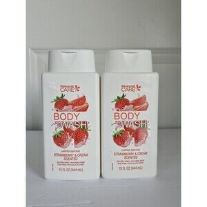 Personal Care  Strawberry & Cream Body Wash 15fl.oz (Limited Edition) Set Of 2